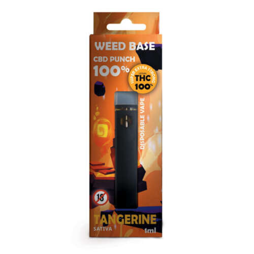 Weed Base – Tangerine CBD PUNCH Sativa Disposable Vape κάνναβης 1ml