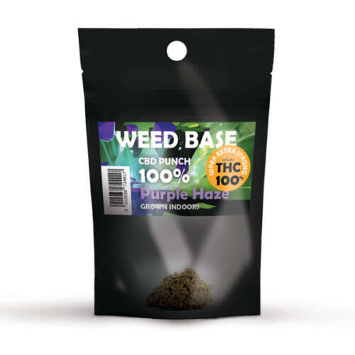 Weed Base – Ανθός Κάνναβης CBD PUNCH 100% Purple Haze 2gr