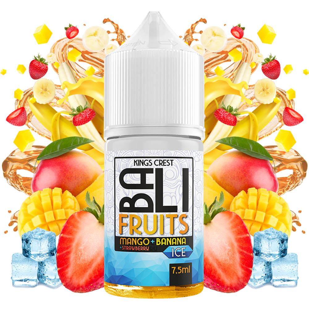 Kings Crest Bali Fruits Ice Mango Banana Strawberry 7.5ml/30ml Flavorshot