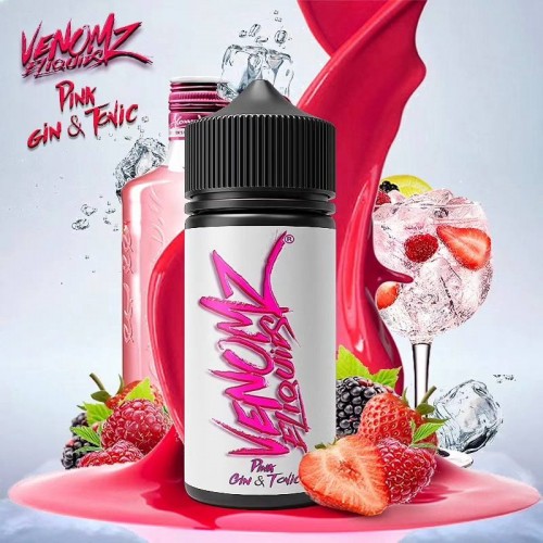 Pink Gin and Tonic Venomz Flavor Shots 24/120ml