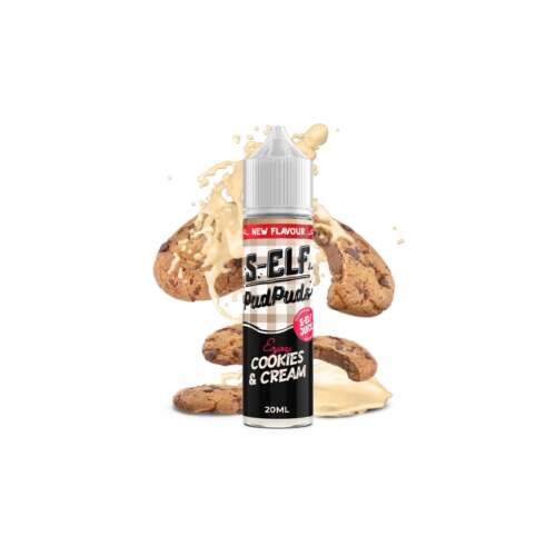 S-Elf Juice Pud Puds Cookies and Cream Flavour Shot 20/60ml