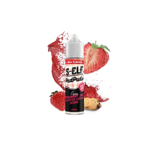 S-Elf Juice Pud Puds Strawberry Jam & Clotted Cream Scone Flavour Shot 20/60ml