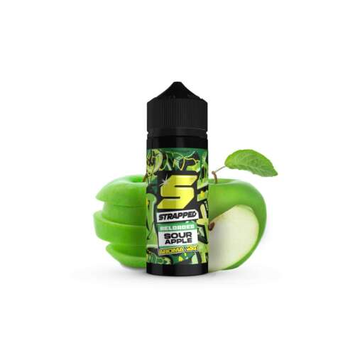 Strapped Reloaded Sour Apple Flavour Shot 24/120ml