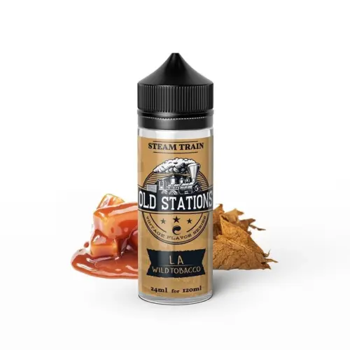 Steam Train Old Stations LA Wild Tobacco 24ml/120ml