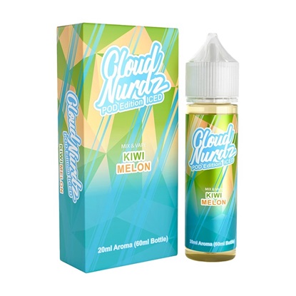 Cloud Nurdz Kiwi Melon Pod Edition Iced (20ml to 60ml)