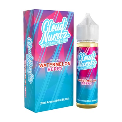 Cloud Nurdz Watermelon Berry Pod Edition Iced 20ml/60ml