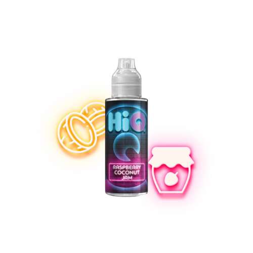 HiQ Raspberry Coconut Jam Flavour Shot 20/120ml