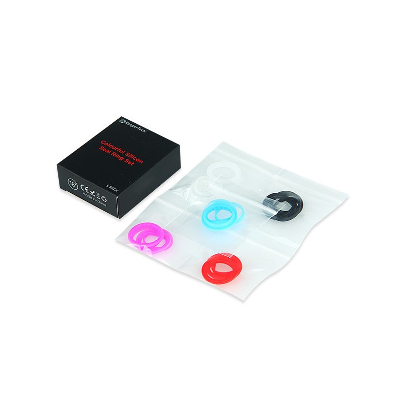15pc Kangertech SubTank Mini Colorful O-ring Set Black