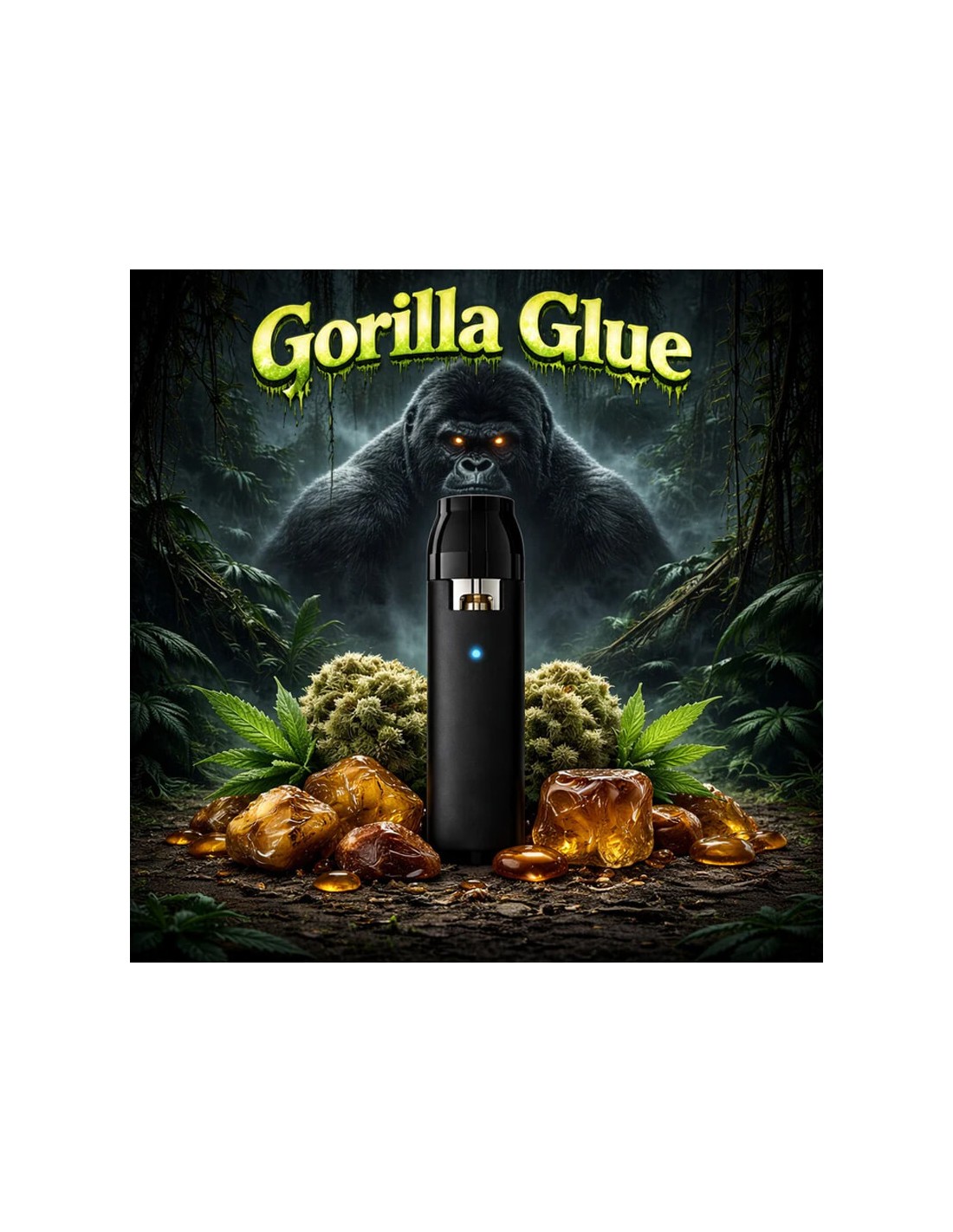 HiBros Disposable Vape CBD Plus Gorilla Glue 1ml