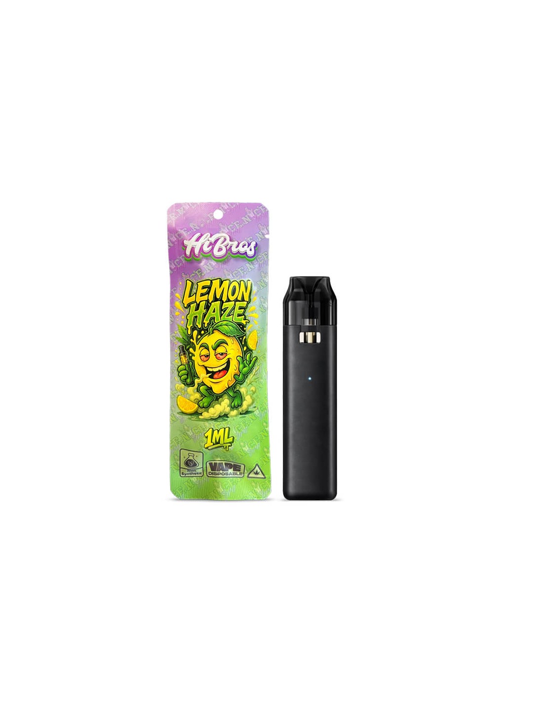 HiBros Disposable Vape CBD Plus Lemon Haze 1 ml - Image 2