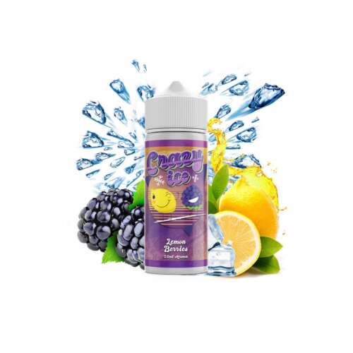 Steam City Crazy Ice Lemon Berries Flavour Shot 20/120ml