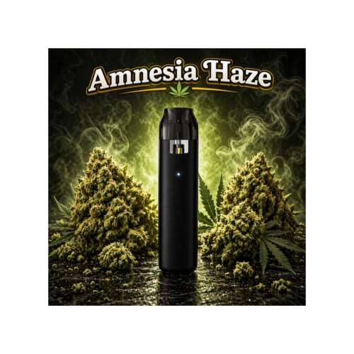 HiBros Disposable Vape CBD Plus Amnesia Haze 1ml