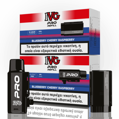 IVG Pro Refill Blueberry Cherry Raspberry 20mg 2ml+10ml
