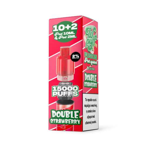Liquideo Wpuff Refill Pod 10+2ml Double Strawberry