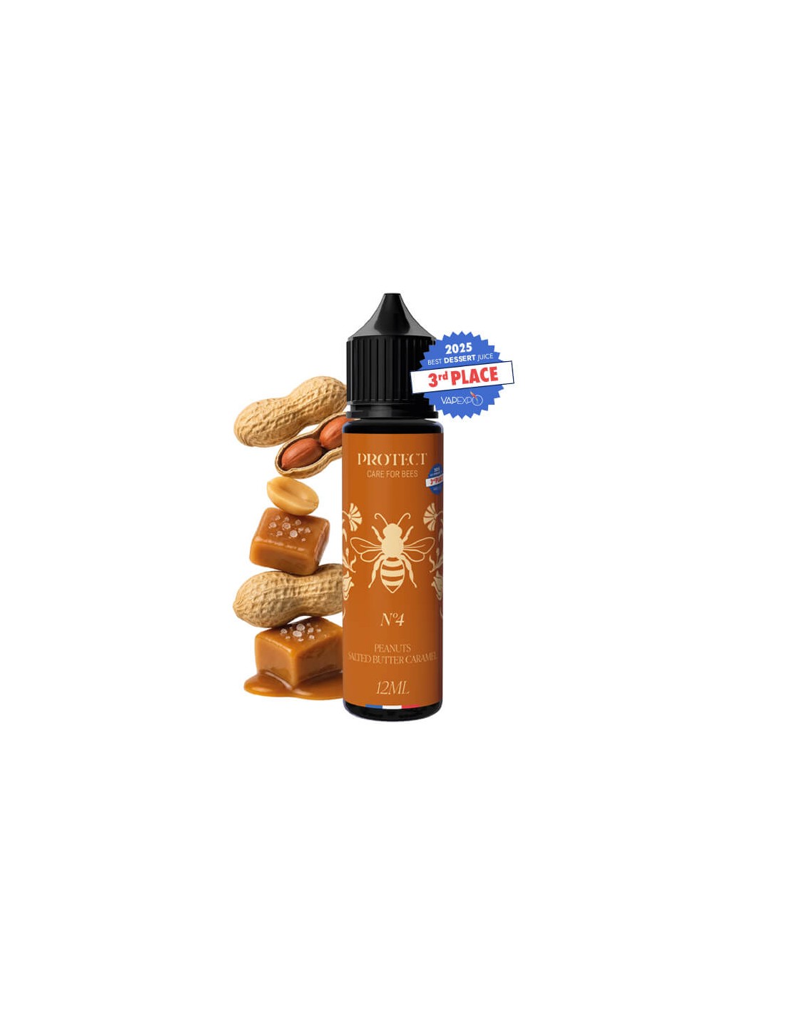 Protect Peanuts Salted Butter Caramel Flavour Shot 12/60ml